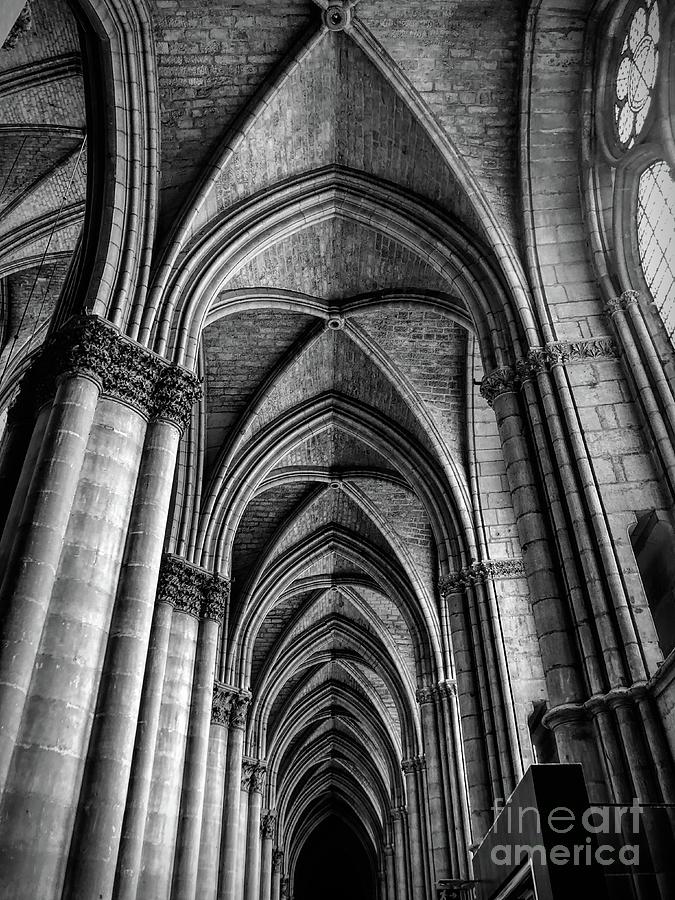 Interior Notre-Dame Cathedral Reims France Photograph by Luther Fine Art