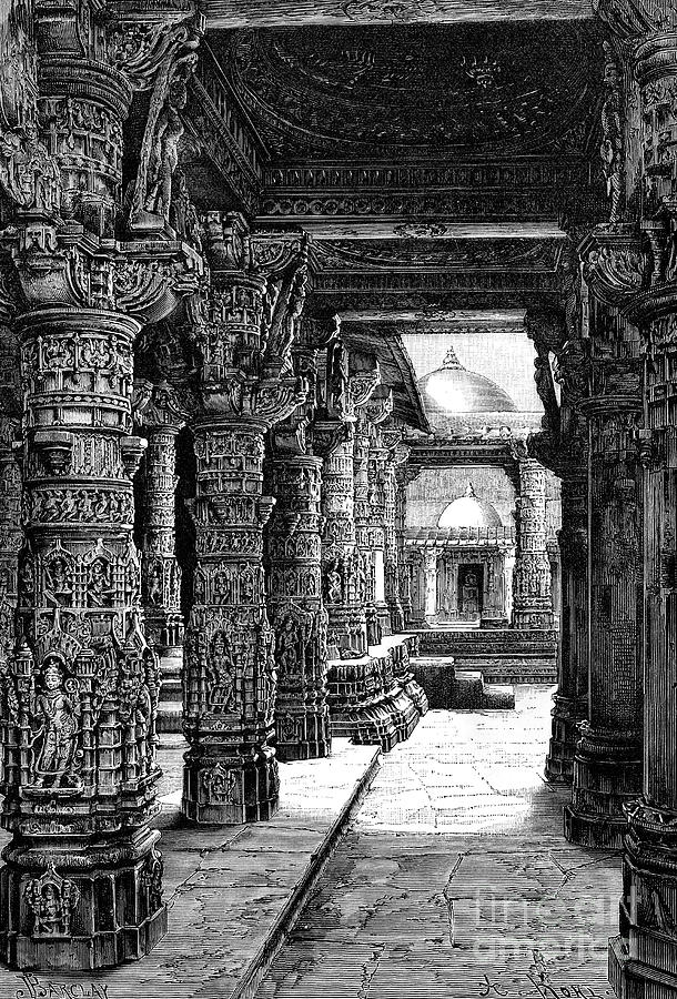 Dilwara Jain Temples, Sirohi, Rajasthan, India | Drawing | Faculty of  Architecture | 1984 | CEPT Archives