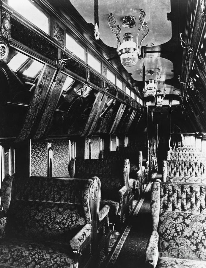 Interior Of A Pullman Passenger Car Photograph by Bettmann