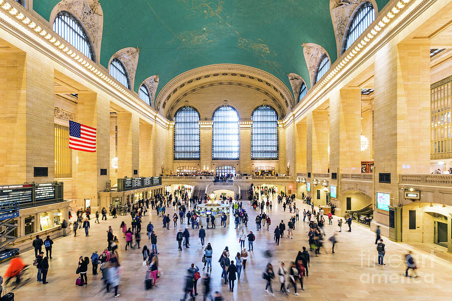 Interior of Grand Central station, New York city, USA Photograph by Matteo Colombo