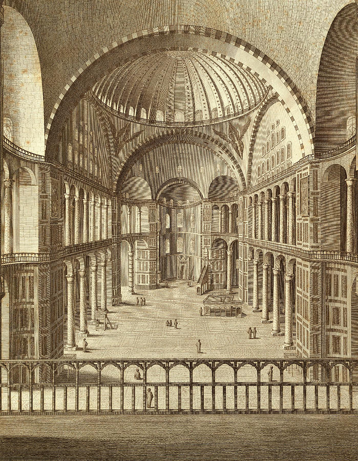 Interior Of Hagia Sophia, Istanbul Photograph by Wellcome Images
