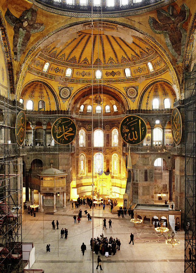 Interior Of Hagia Sophia Photograph by Silvia Otte