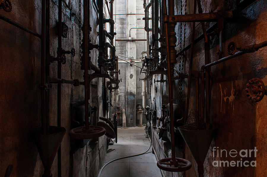 Interior Of Historic Steam Plant Photograph By Jim Corwin - Fine Art ...