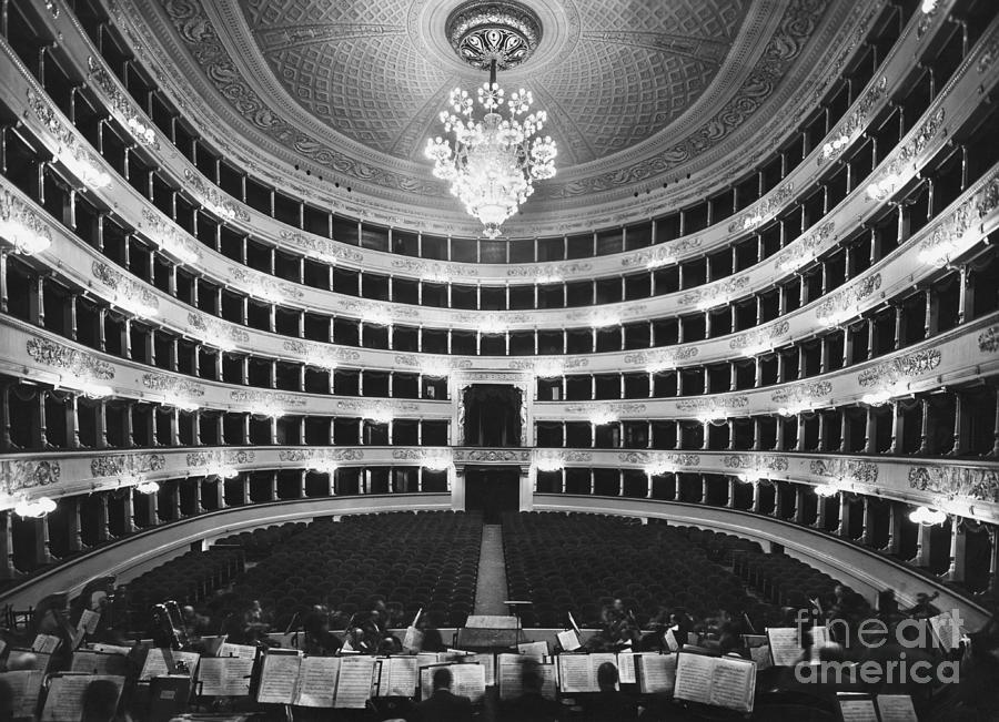 Interior Of La Scala Opera House Photograph by Bettmann