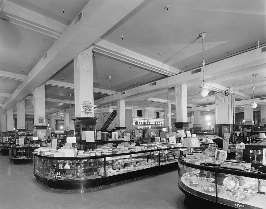 Interior Of Mandel Brothers Department Photograph by Chicago History Museum