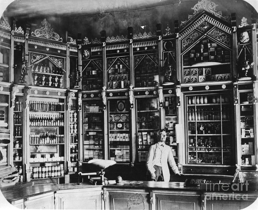 Interior Of Russian Pharmacy Photograph by Bettmann