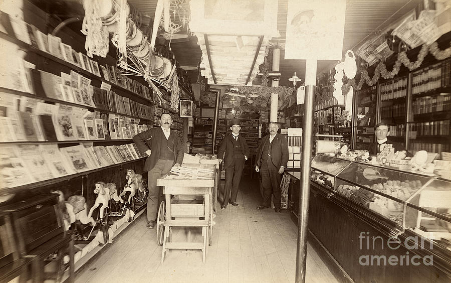 Interior Of Stationary Store Selling Photograph by Bettmann