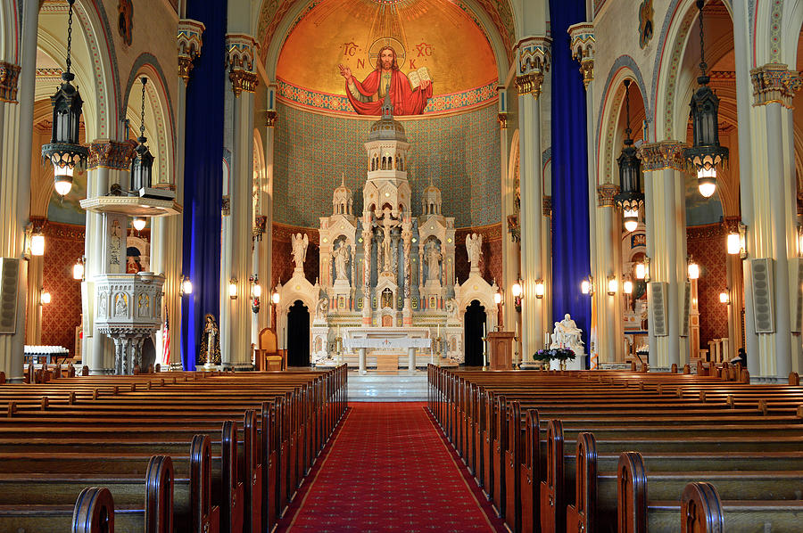 Interior of Sts Peter and Paul Photograph by James Kirkikis | Fine Art ...