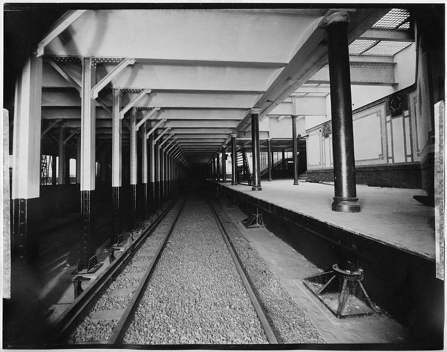 Interior Of The 18th Street Subway Photograph by The New York Historical Society