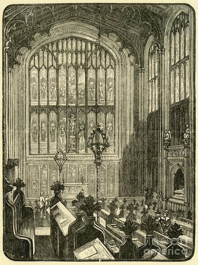 Architecture Drawing - Interior Of The Chapel by Print Collector