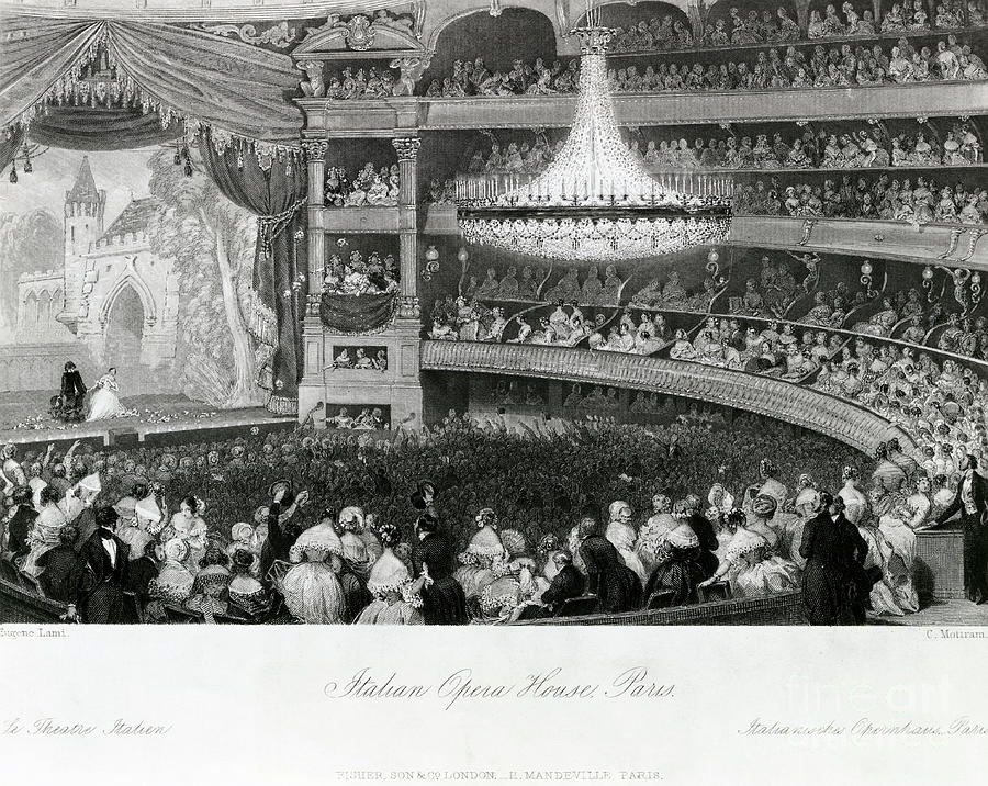 Interior Of The Theatre Italien Ovation Photograph by Bettmann
