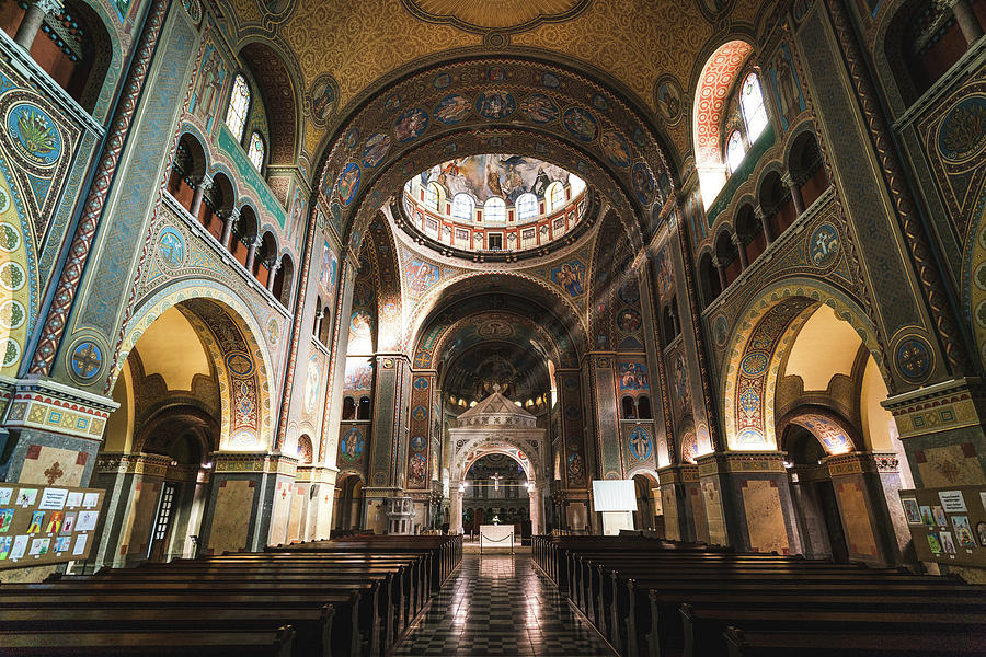 Interior of the Votive cathedral, Szeged, Hungary by Milan Ljubisavljevic Interior of the Votive cathedral, Szeged, Hungary by Milan Ljubisavljevic