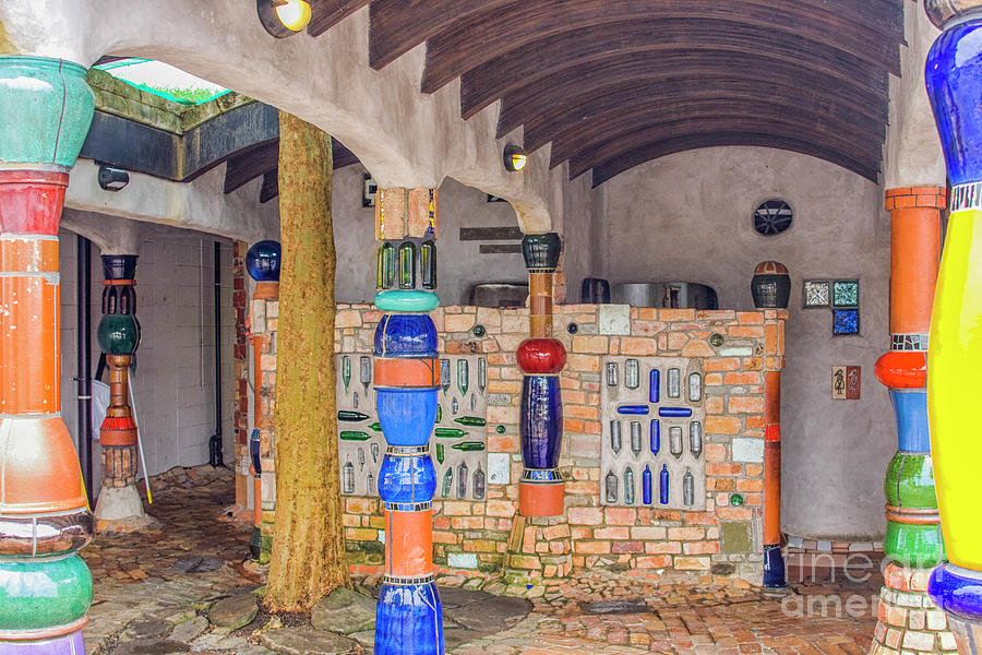 Interior of toilet by Hundertwasser Photograph by Patricia Hofmeester