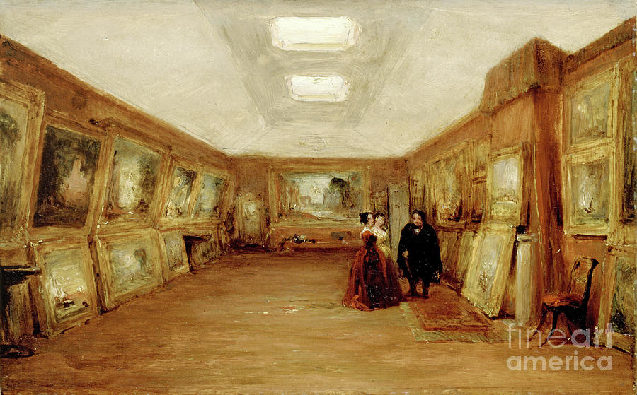 Interior Of Turners Gallery, 19th Century Painting by George Jones