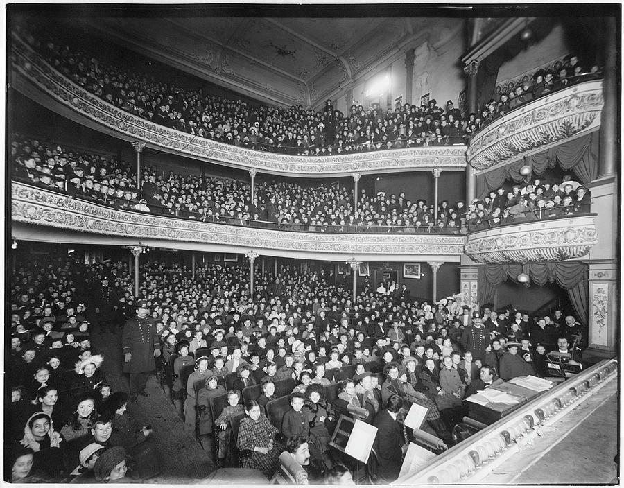 Interior View From Stage Photograph by The New York Historical Society