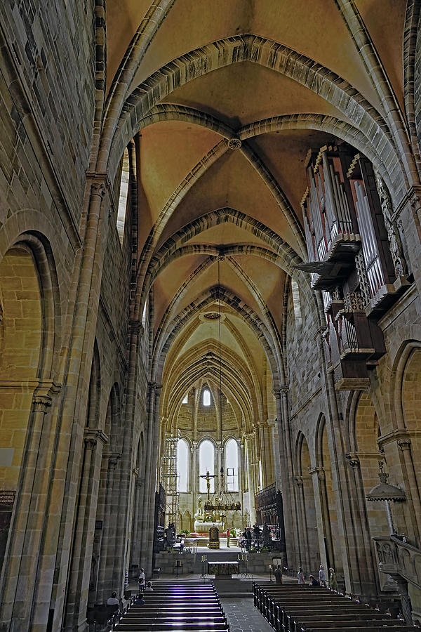 Interior View Of The Bamberg Cathedral In Bamberg Germany Photograph By   Interior View Of The Bamberg Cathedralin Bamberg Germany Richard Rosenshein 