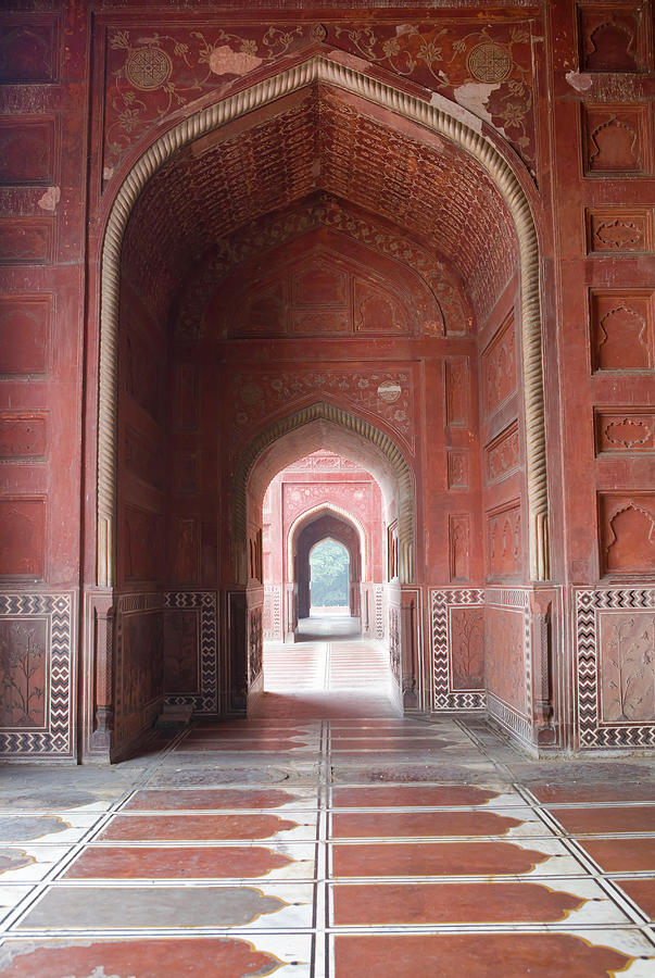 Interior View Of The Mosque At The Taj Photograph by Cormac Mccreesh