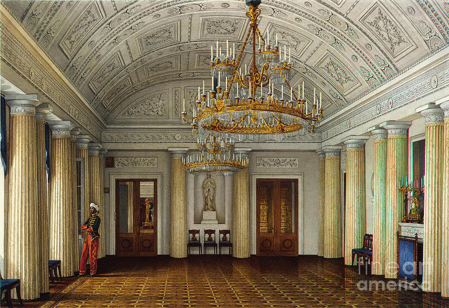 Interiors Of The Winter Palace The Arab Drawing by Heritage Images
