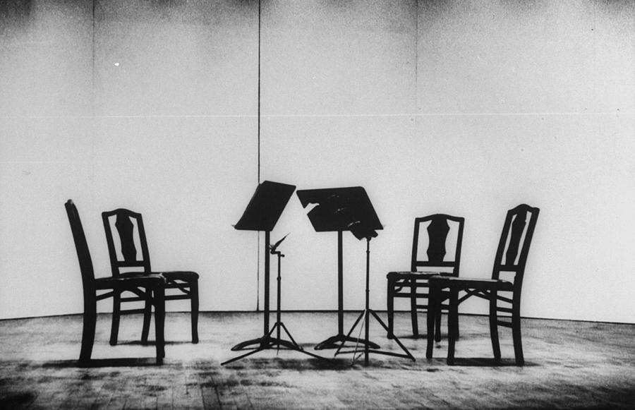 Intermission During Concert By The Photograph by Gjon Mili Intermission During Concert By The Photograph by Gjon Mili