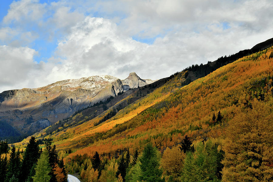 Intermittent Light on Fall Colors in Colorado Photograph by Ray Mathis