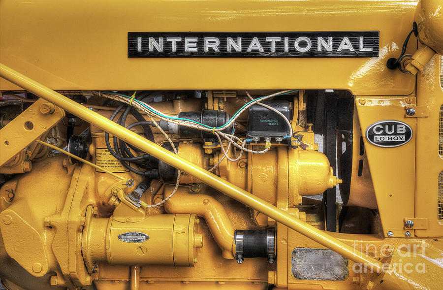 International Cub Engine Photograph by Mike Eingle
