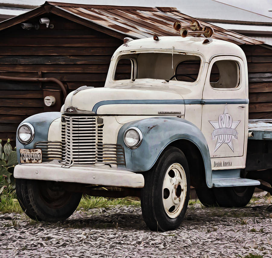 International Old Farm Truck Photograph By Gaby Ethington