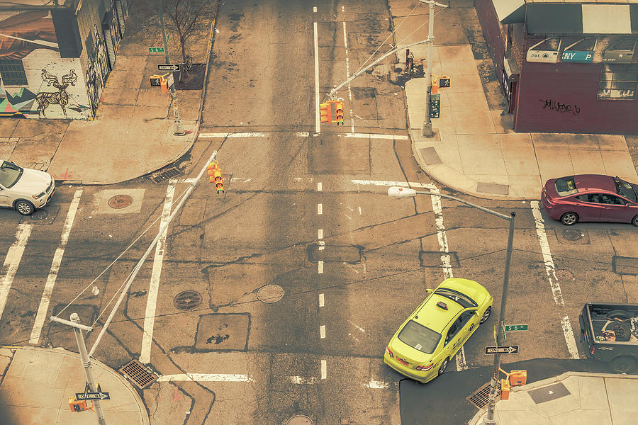 Car Photograph - Intersection by Andriy Vintonyak