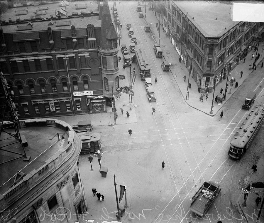 Intersection Of Milwaukee And Robey Now Photograph by Chicago History Museum