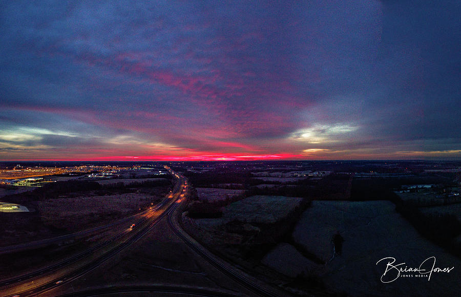 Interstate Sunrise Photograph by Brian Jones