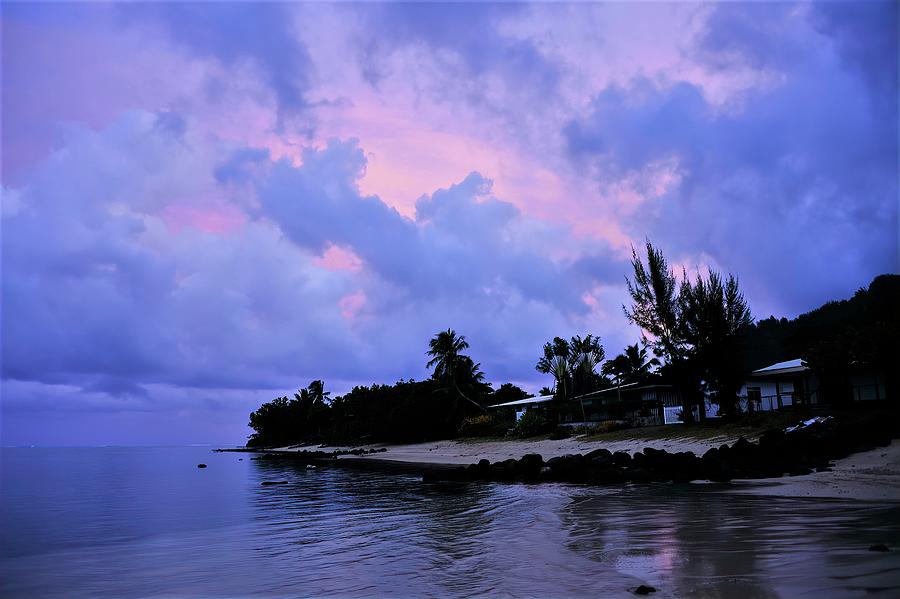 Intimate Dawn Embrace Tahiti Photograph