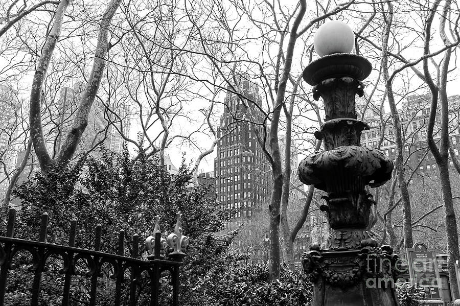 Into Bryant Park New York City Photograph by John Rizzuto