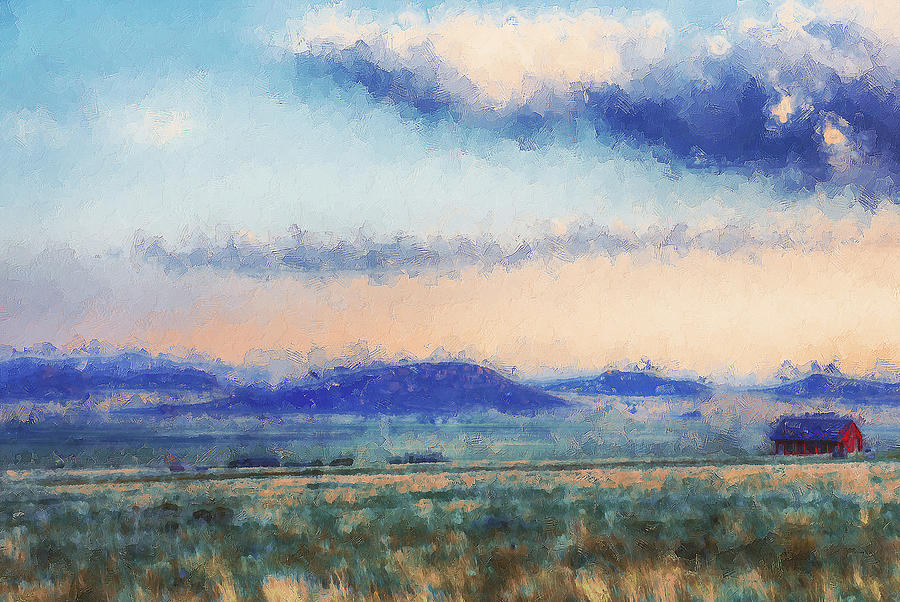 Into the Fields - 07 Painting by AM FineArtPrints
