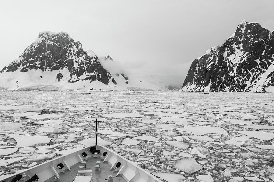 Into the Ice Photograph by Alex Lapidus