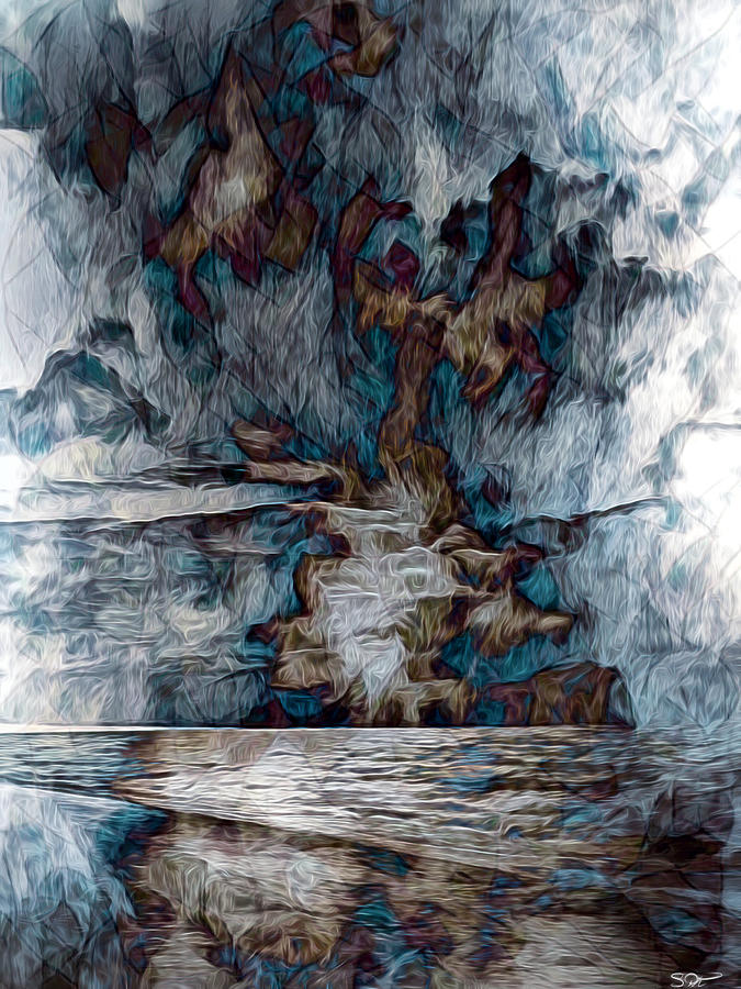 Storm Mixed Media - Into the Storm by Abstract Angel Artist Stephen K Storm Mixed Media - Into the Storm by Abstract Angel Artist Stephen K