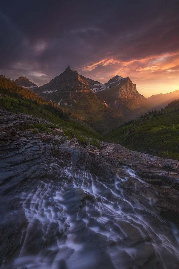 Summer Photograph - Into The Valley by Ryan Dyar