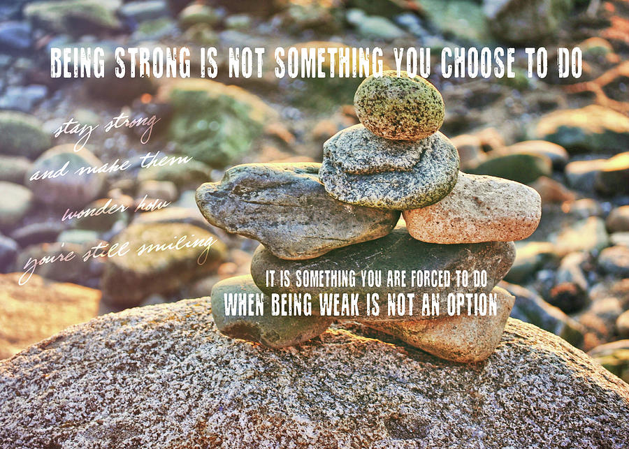 INUKSHUK IN STONE quote Photograph by JAMART Photography