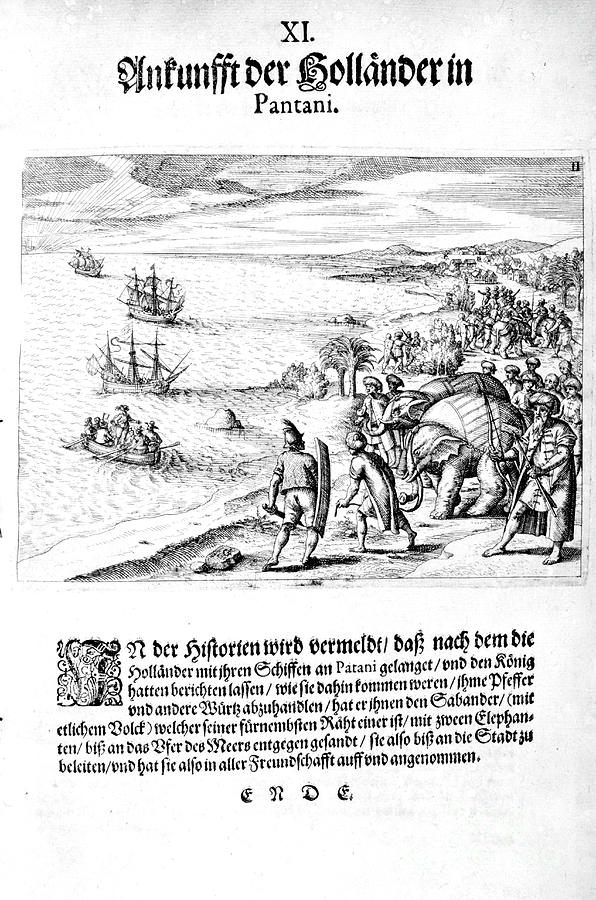 Invasion By Vice Admiral Sebold, 1606 Drawing by Print Collector