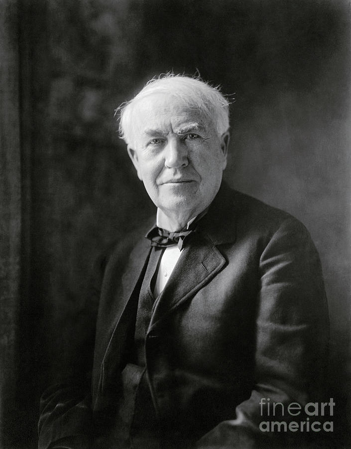 Inventor Thomas Edison Photograph by Bettmann