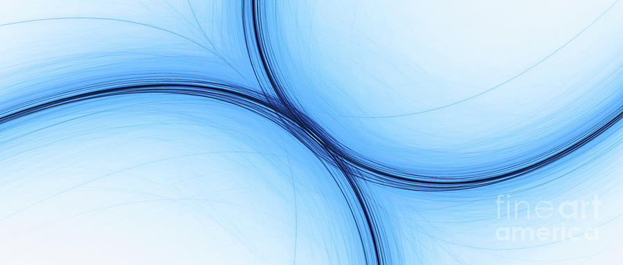 Inverted Blue Curves Photograph by Sakkmesterke/science Photo Library