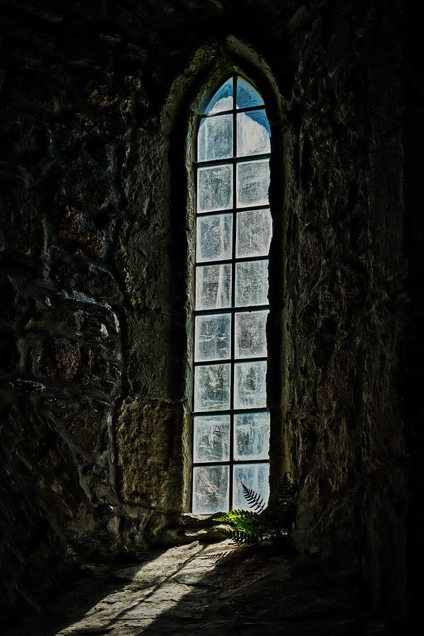 Iona Abbey Window - Scotland Photograph by Stuart Litoff