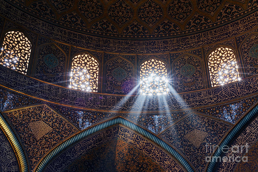 Iran, Isfahan, Sheikh Lotfollah Mosque Photograph by Tuul & Bruno Morandi