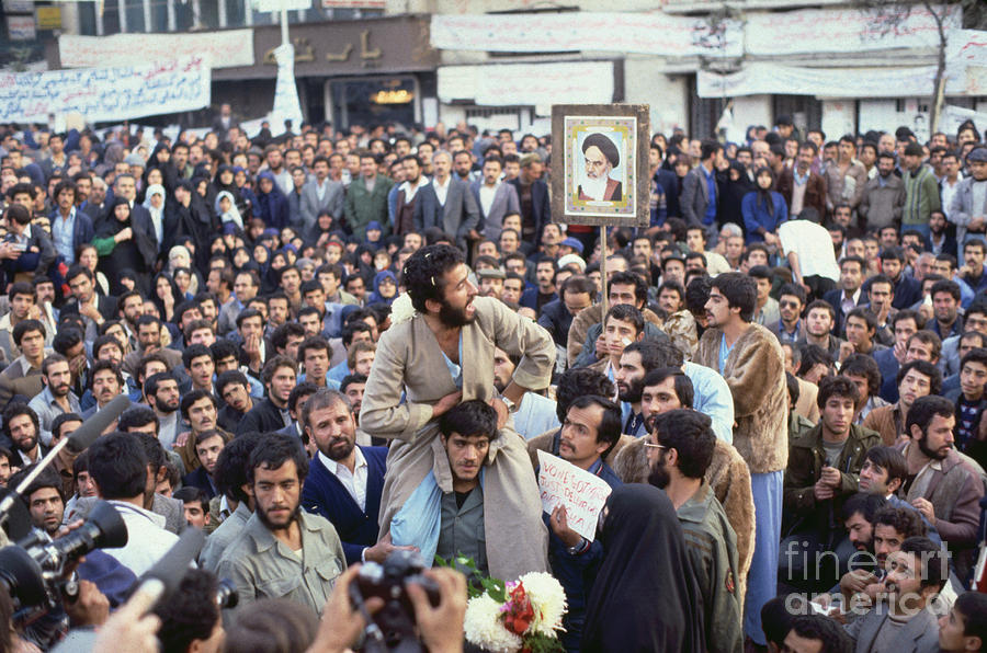 Iranian Demonstrators Protesting Photograph by Bettmann