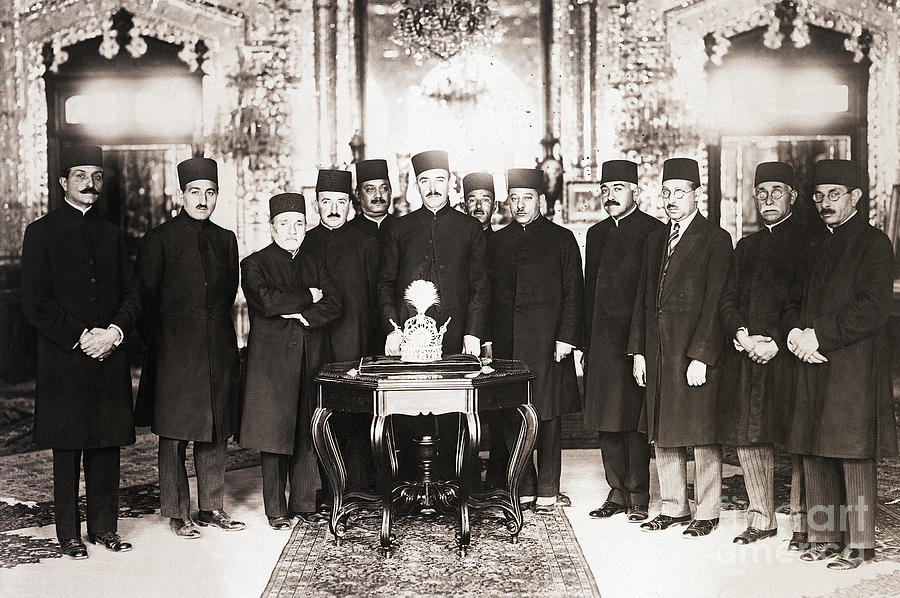 Iranian Officials With Crown Photograph by Bettmann