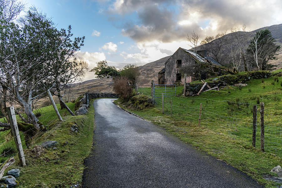 Ireland Farm with a view  Photograph by John McGraw