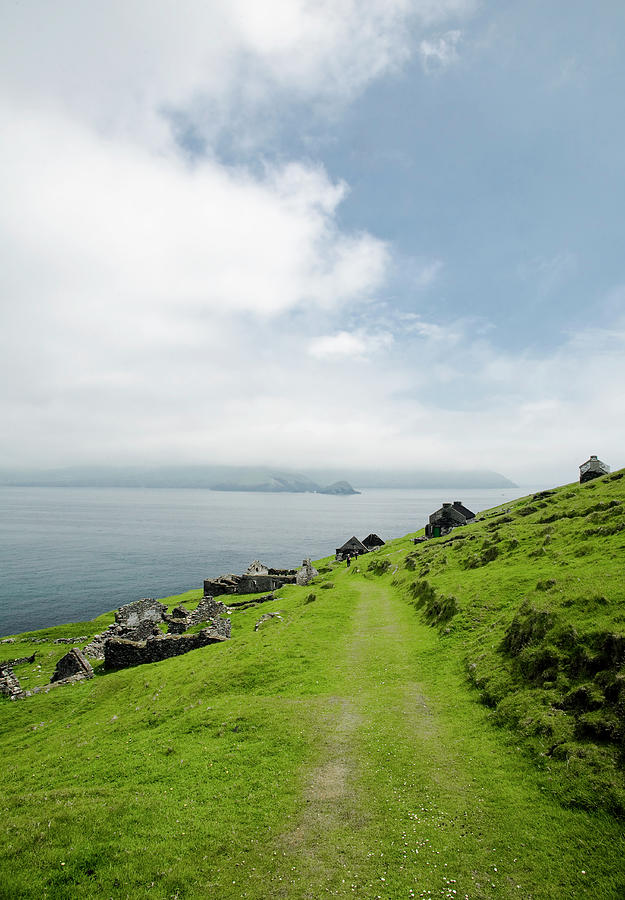 Ireland Hiking Path On Great Blasket Photograph by Alantobey
