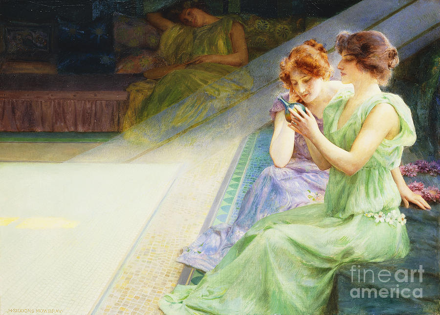 Iridescence, C.1895 Painting by Henry Siddons Mowbray