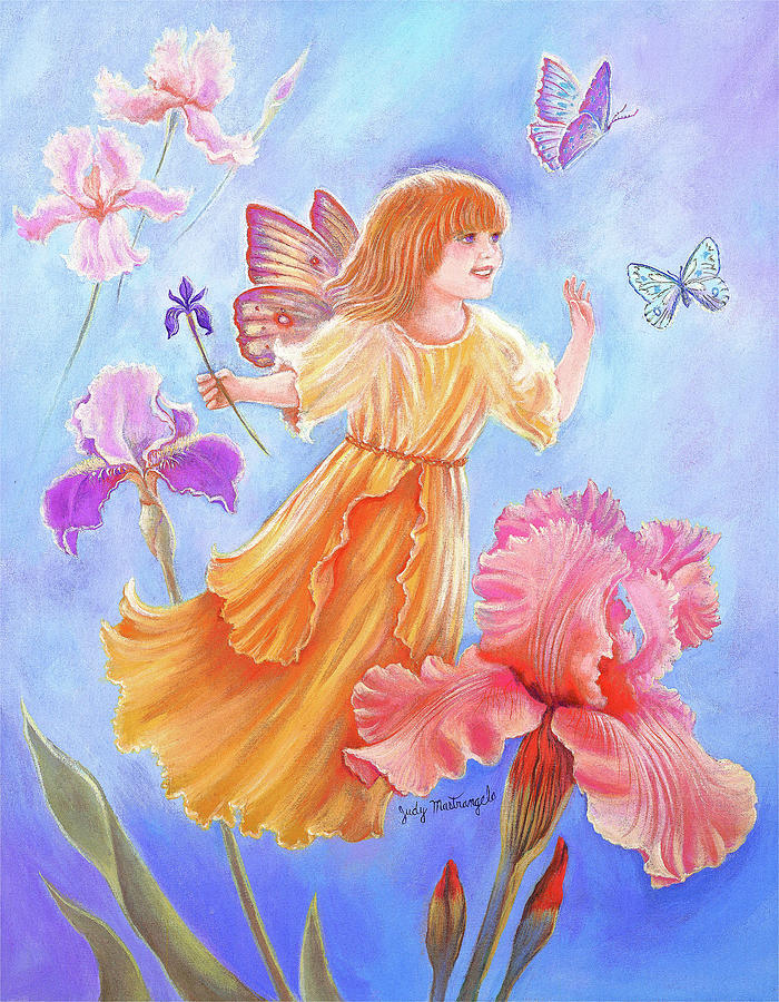 Animal Painting - Iris Fairy by Judy Mastrangelo
