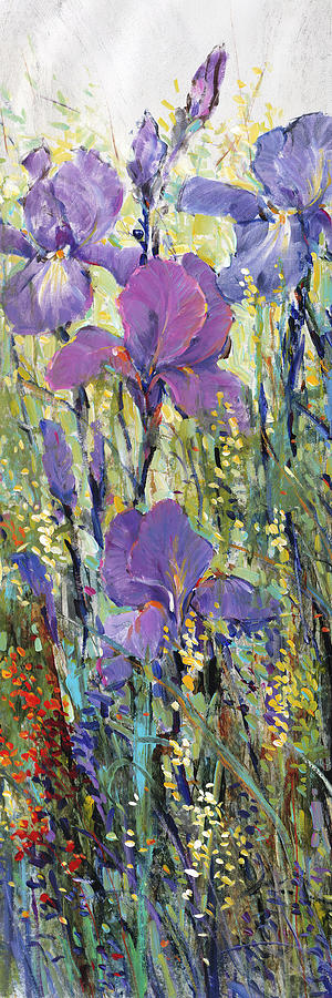 Iris Field I Painting by Tim Otoole