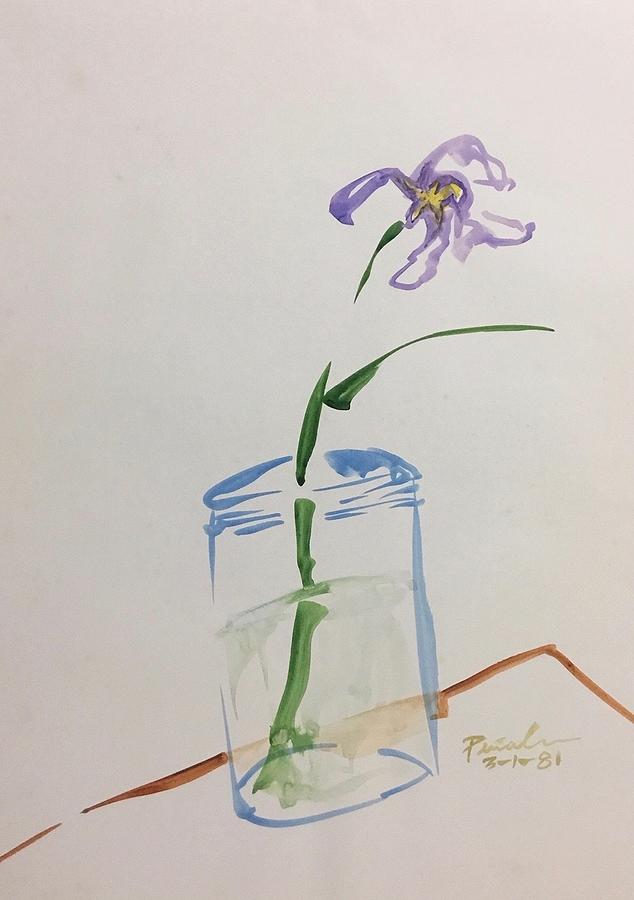 Iris Painting by Ricardo Penalver deceased