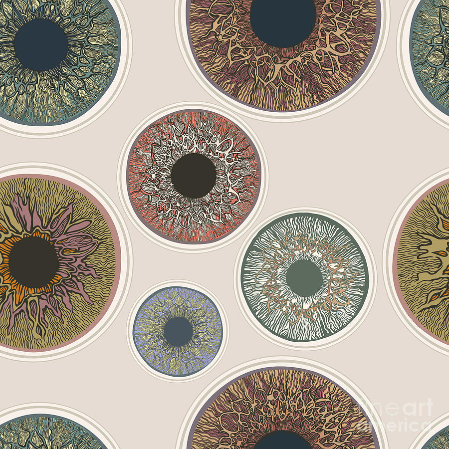 Color Digital Art - Iris Seamless Pattern. V1.0 by Ryger Color Digital Art - Iris Seamless Pattern. V1.0 by Ryger